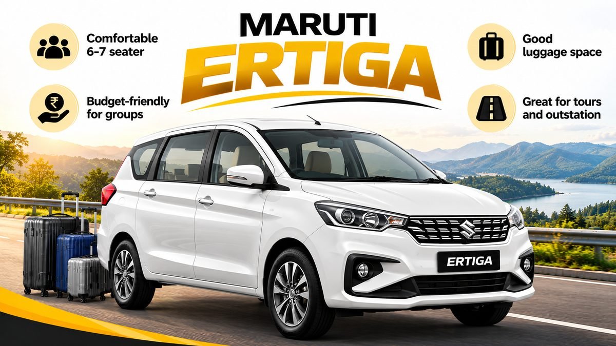 Maruti Ertiga cab available at Ankur Cab Service, Jorhat